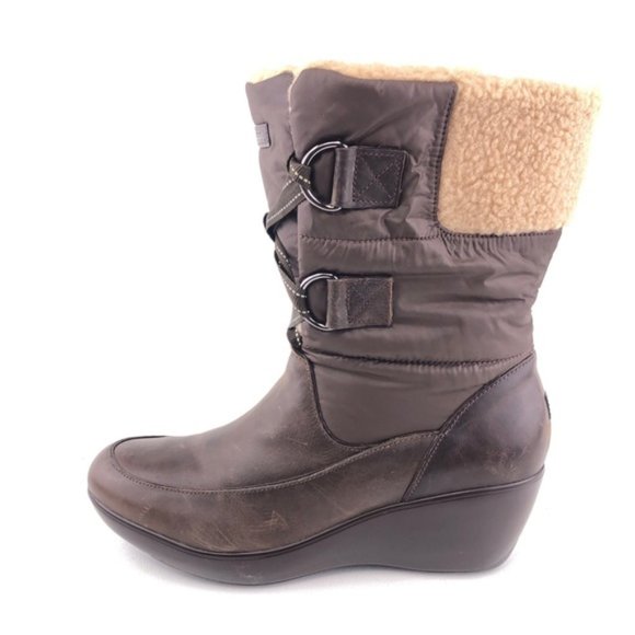 Sperry Snug Harbor Wedge Winter Boots 8.5M - Picture 1 of 12